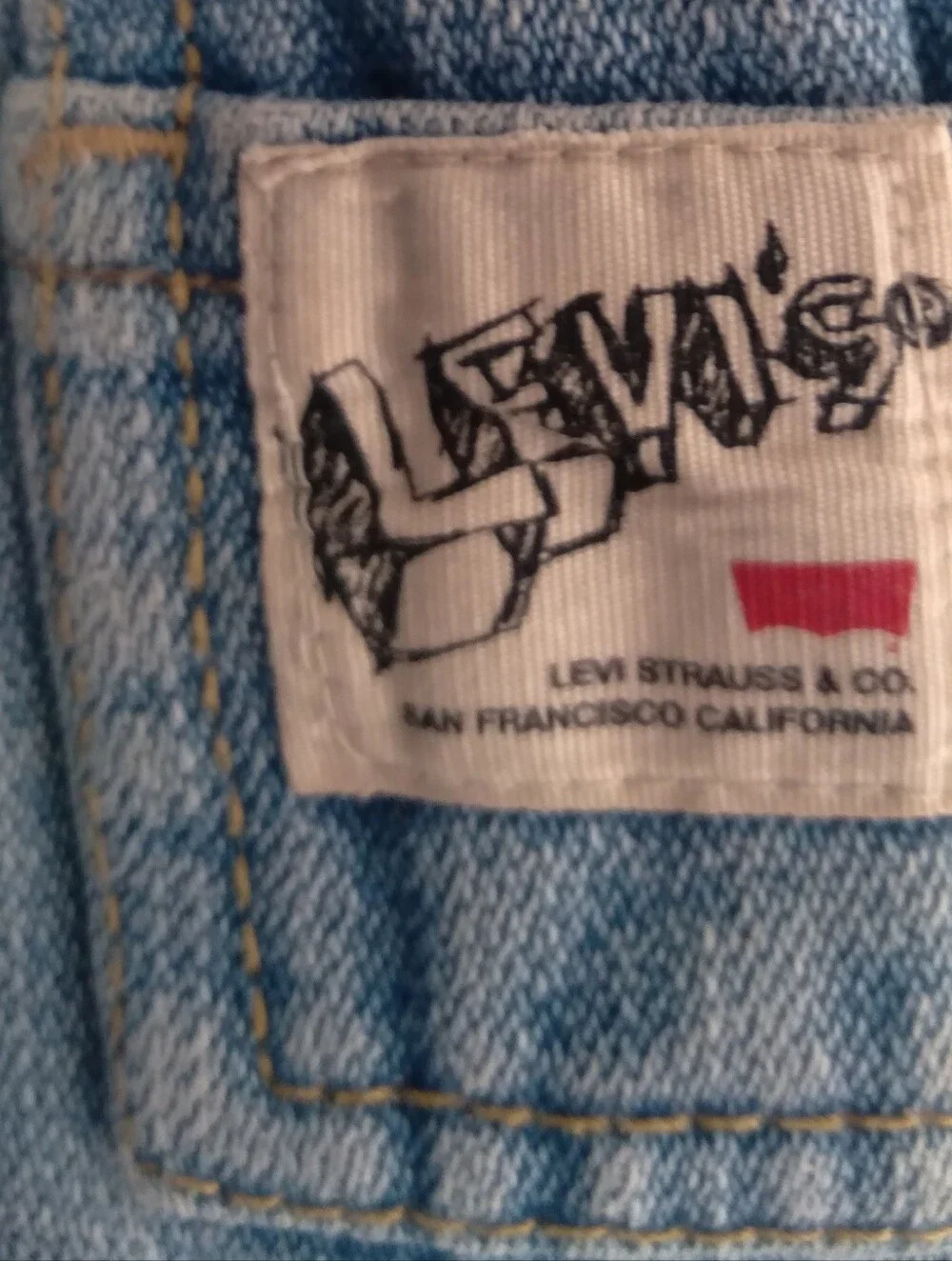 Levi's Kids 7 Slim Light Blue Carpenter Jeans